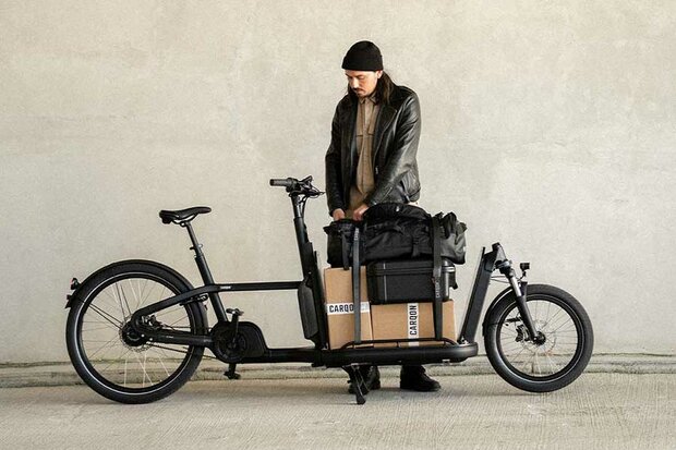 Carqon Flatbed elektrische bakfiets cargo